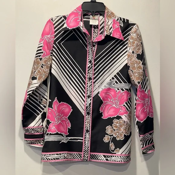 Vintage 70’s and 80’s King James Blouse, Size 12 - Picture 1 of 5